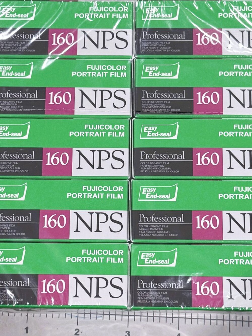 Vtg Fujicolor NPS 120 160 Professional Daylight Portrait Film 10 Rolls Expired